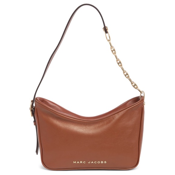 MARC JACOBS Handbag Tempo Baguette Shoulder Bag Chocolate Truffle Gold Hardware - Picture 8 of 8